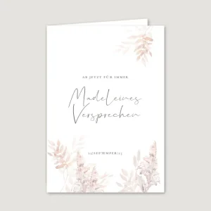 Personalisierbare Eheversprechen Hefte „Pampas“