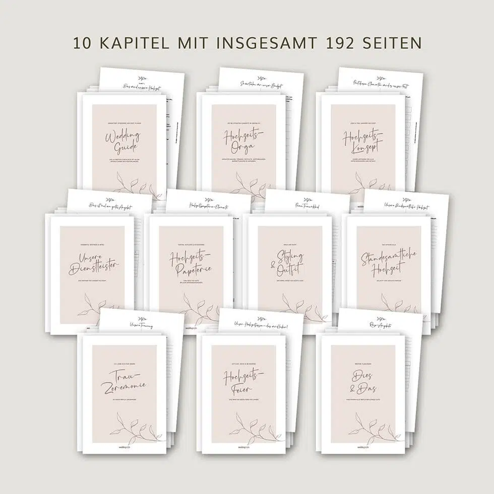 myWeddingOffice Hochzeitsplaner Ordner & Guide – Bild 3