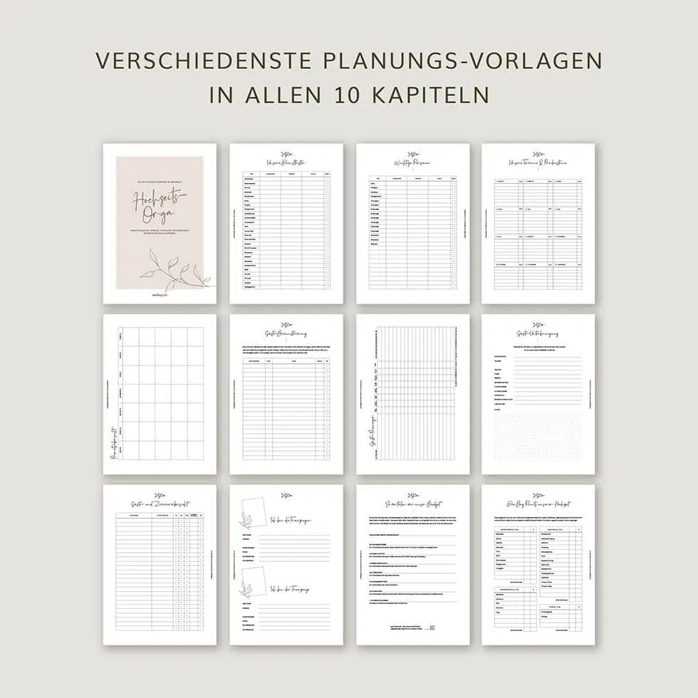 myWeddingOffice Hochzeitsplaner Ordner & Guide – Bild 4