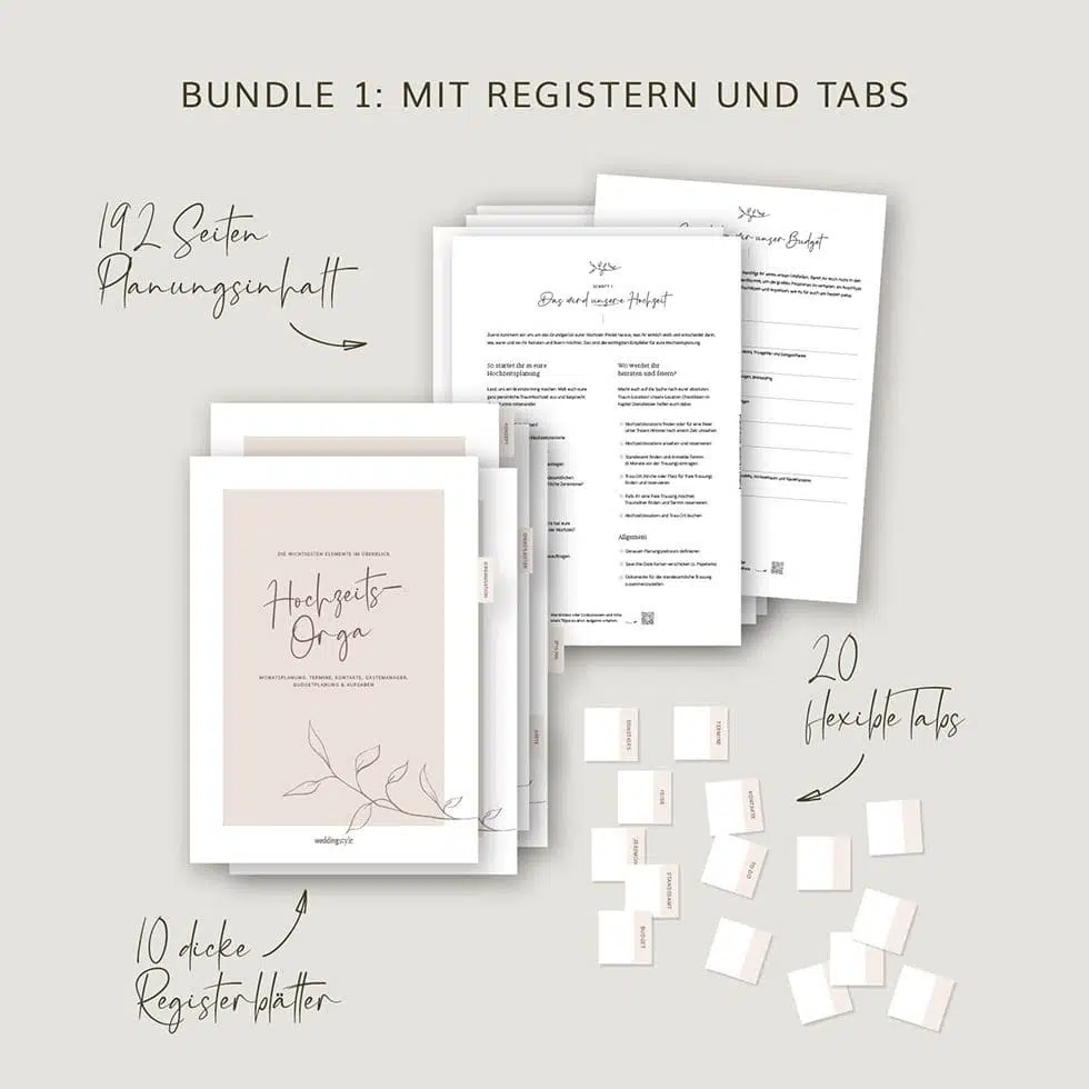 myWeddingOffice Hochzeitsplaner Ordner & Guide – Bild 5