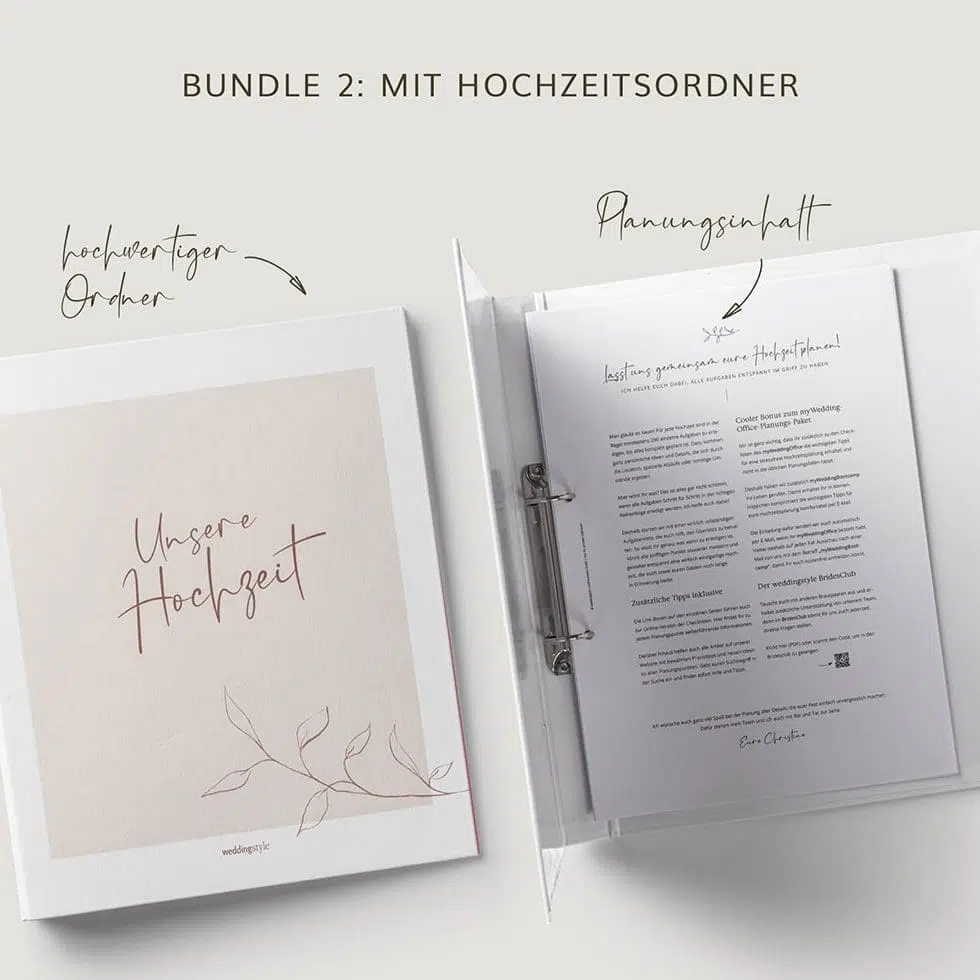 myWeddingOffice Hochzeitsplaner Ordner & Guide – Bild 6