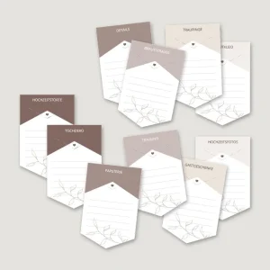 Personalisierbare Lesezeichen zum Ausdrucken „natural“