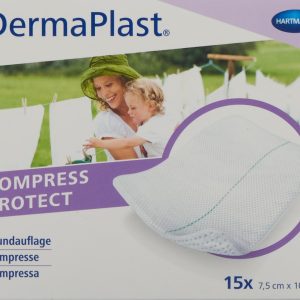 DERMAPLAST Compress Protect 7.5x10cm 15 Stk