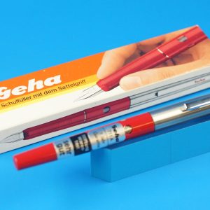 GEHA 711 A Füller | Füllfederhalter | Schulfüller ,rot/silber unbenutzt mit OVP