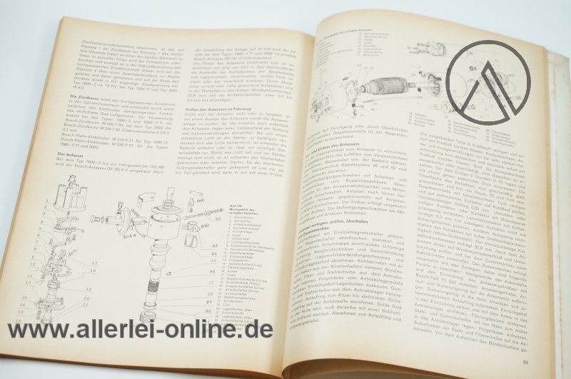 BMW 1600 bis BMW 2002 Querschnitt Reparaturanleitung | Bd. 138 Reparaturbuch A. Bucheli Zug Schweiz â Bild 7