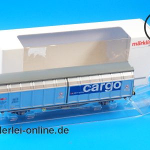 Märklin Spur H0 | 48025 Schiebewandwagen der SBB/CFF/FFS | Cargo Hbbillns Güterwagen mit OVP