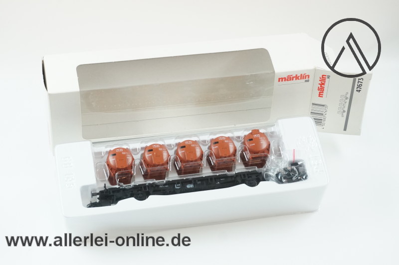 Märklin H0 | 47673 Behältertragwagen der SBB – CFF mit OVP – Bild 3