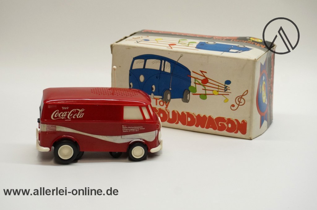 Musical Toy Soundwagon | VW T1 Bulli Bus | Coca-Cola | Tamco – Made in Japan â Bild 4