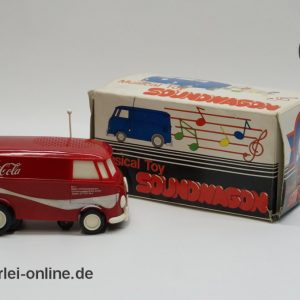 Musical Toy Soundwagon | VW T1 Bulli Bus | Coca-Cola | Tamco – Made in Japan