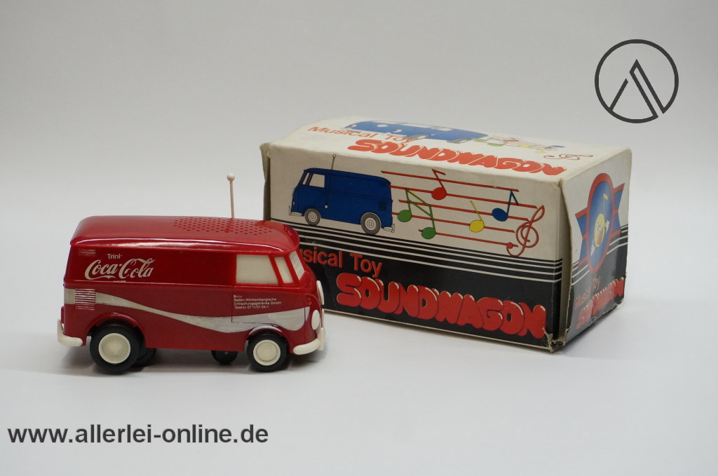 Musical Toy Soundwagon | VW T1 Bulli Bus | Coca-Cola | Tamco – Made in Japan â Bild 2