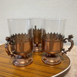 3er Set GlÀserhalter / TeeglÀser (697f)