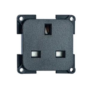 Steckdoseneinsatz Farbe schwarz _British Standard_