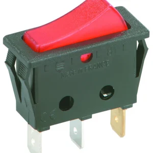 Wippenschalter schwarz bel. 250V/1-polig