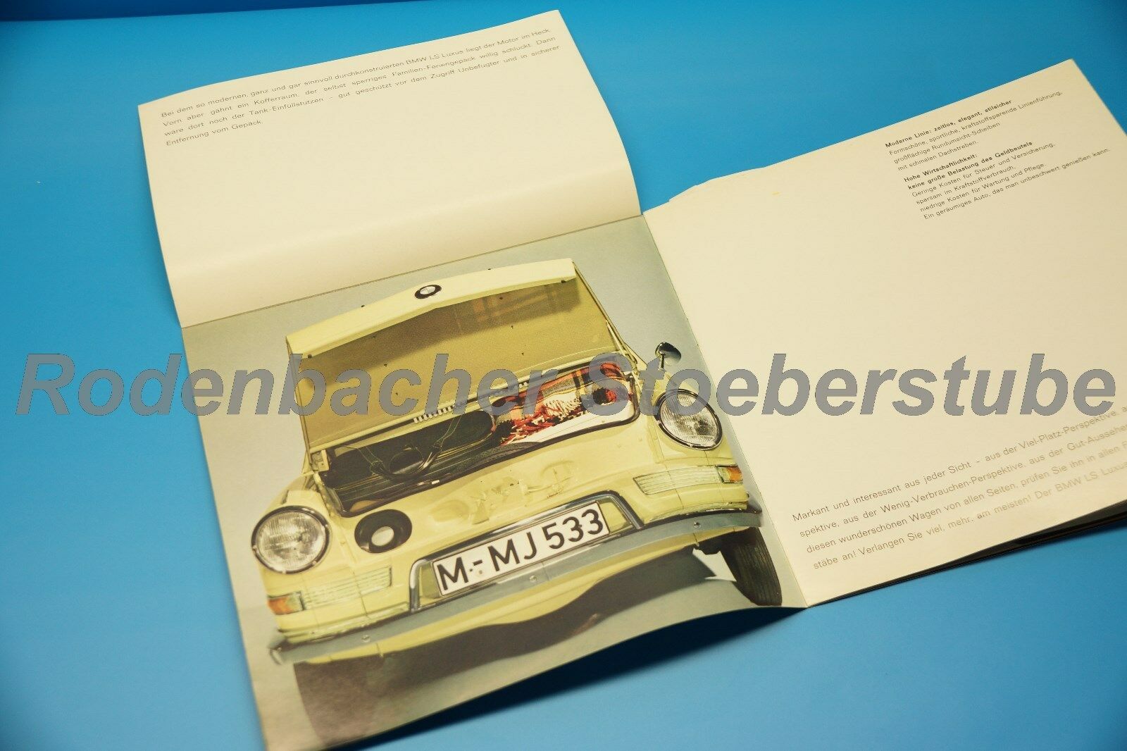 BMW 700 LS Luxus | Original Verkaufsbroschüre / Techn.Daten von 1962 – Bild 5