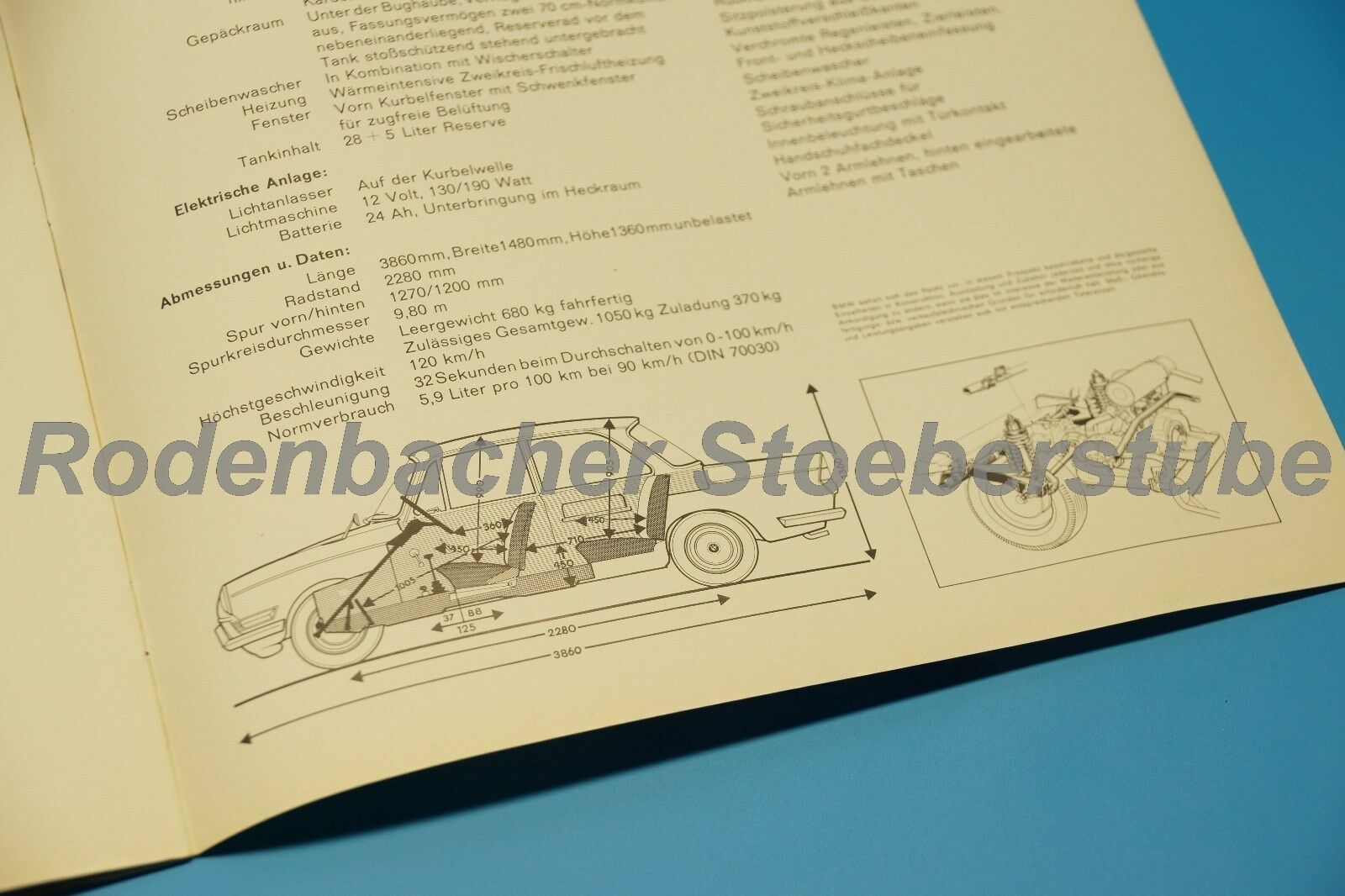 BMW 700 LS Luxus | Original Verkaufsbroschüre / Techn.Daten von 1962 – Bild 7