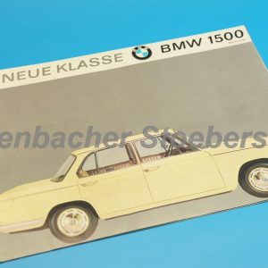 BMW 1500 | Original Prospekt Die Neue Klasse BMW 1500 – Modell 1964