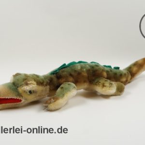 Steiff Krokodil | Gaty 33cm | 60/70er Jahre | Steifftier