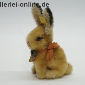 Steiff – Steifftier Hase SONNY 3308 mit Knopf ,Fahne & Brustschild