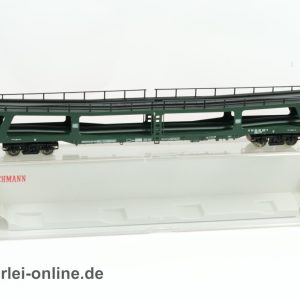 Fleischmann H0 | Fleischmann 5285 Autotransportwagen ,unbeladen | 4-Achs Güterwagen der DB mit OVP