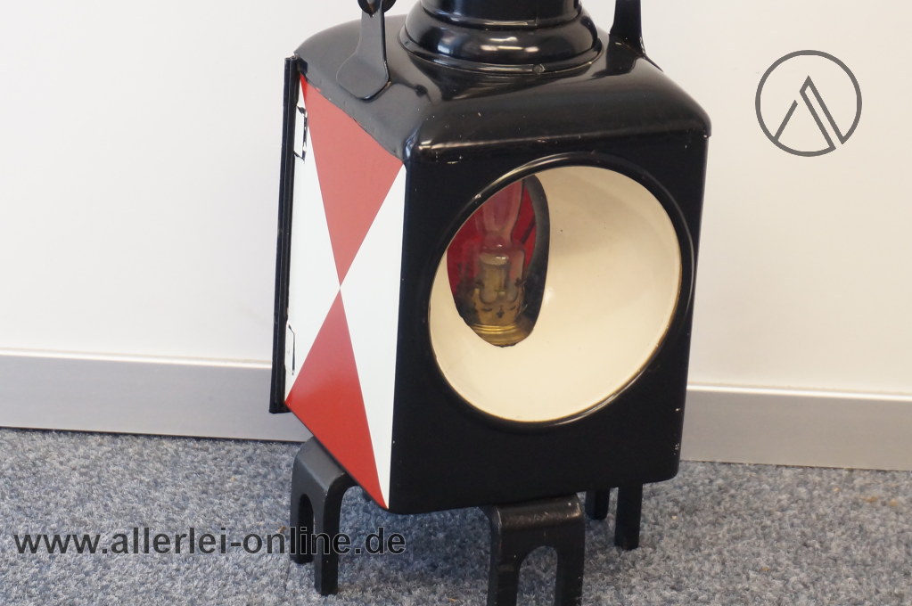 Deutsche Bahn Oberwagenlaterne | OSMEKA Zugschlusslaterne mit Petroleum Kosmosbrenner â Bild 4