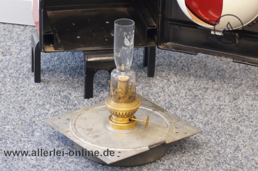 Deutsche Bahn Oberwagenlaterne | OSMEKA Zugschlusslaterne mit Petroleum Kosmosbrenner â Bild 8