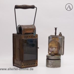Deutsche Bahn | Messing Eisenbahner Karbidlampe | OSMEKA von 1953