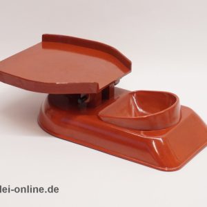 Helit Bakelit Zahlteller | Bakelit-Kipp-Zahlteller ,rot | Vintage Bakelit