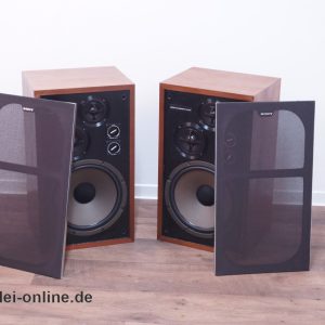 Sony SS-5050 | Carbocon HiFi Lautsprecher | 3-Wege Boxen | Vintage Standlautsprecher | Höhe 63 cm