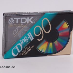 TDK CD ing-II | Audio Kassette | High  Position | Music and Voice Leerkassette | NEU/OVP