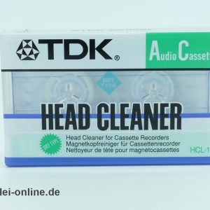 TDK HCL-11 Audio Cassette | HEAD CLEANER | Magnetkopfreiniger – Reinigungskassette | NEU/OVP