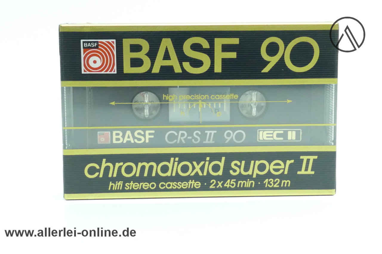 BASF Audiokassette | CR-S II 90 min CHROMDIOXID SUPER II Cassette NEU/OVP â Bild 4