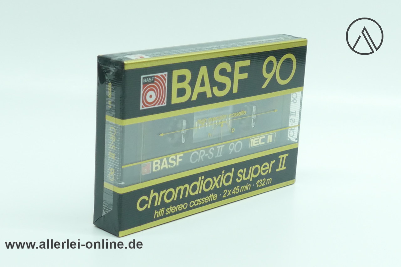 BASF Audiokassette | CR-S II 90 min CHROMDIOXID SUPER II Cassette NEU/OVP â Bild 3