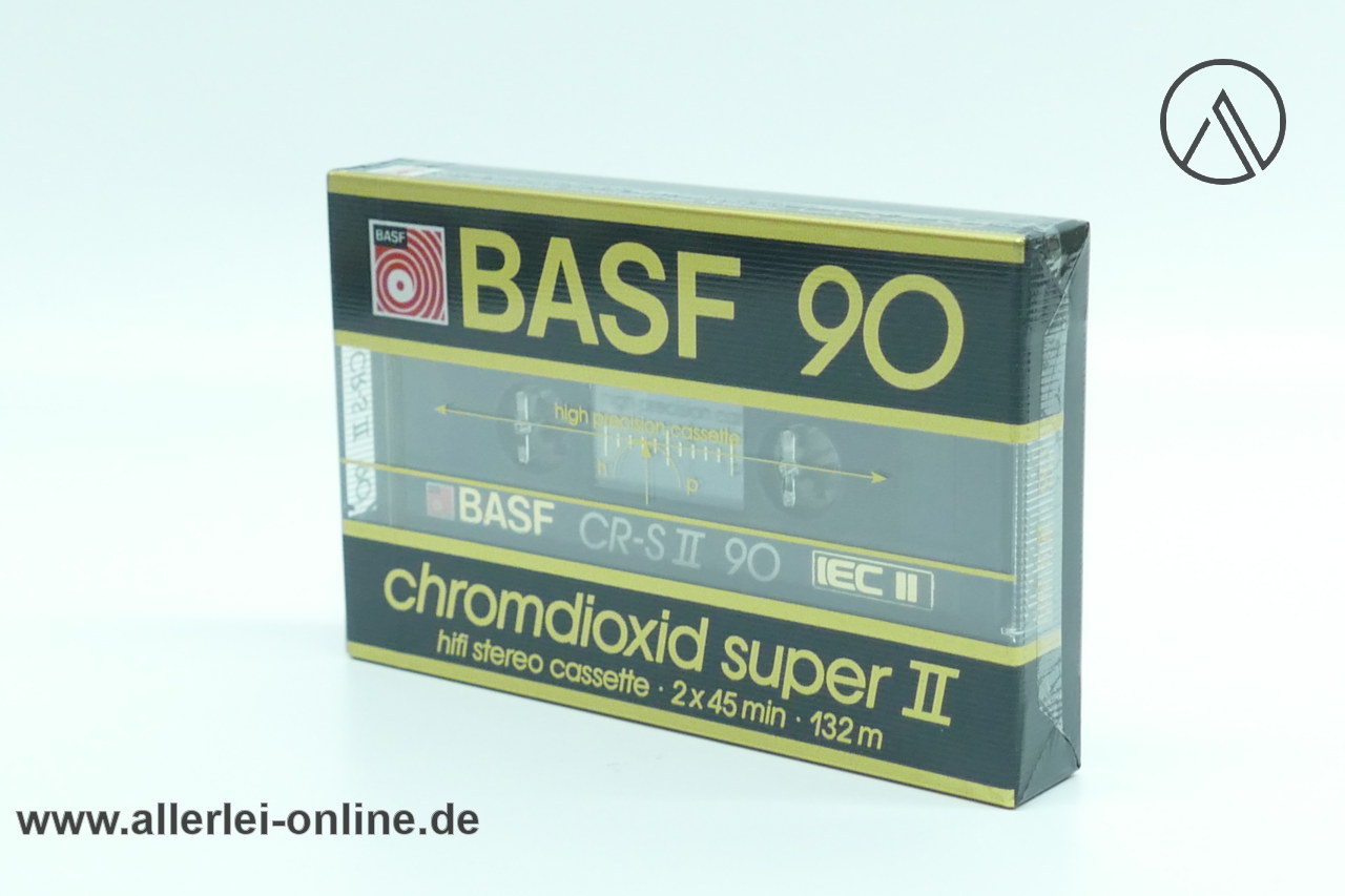 BASF Audiokassette | CR-S II 90 min CHROMDIOXID SUPER II Cassette NEU/OVP â Bild 5